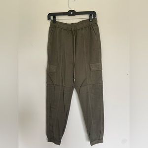 Green Formal Cargo Pants